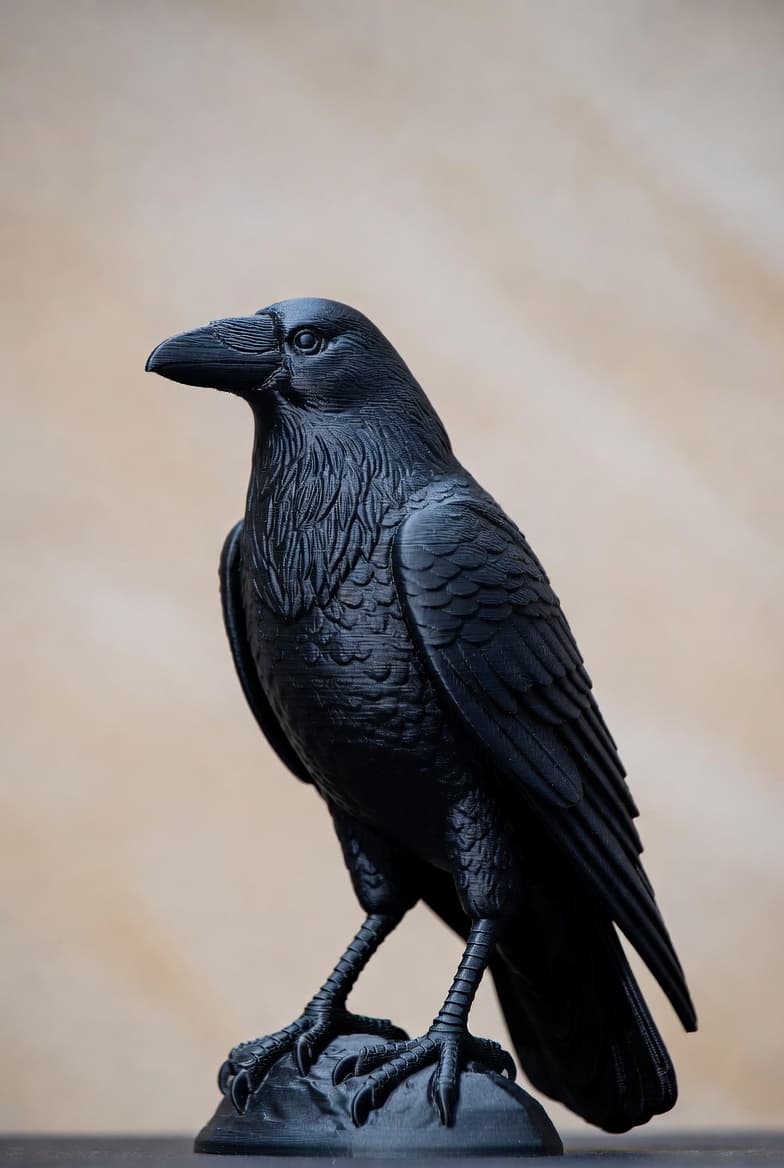 Raven Statue